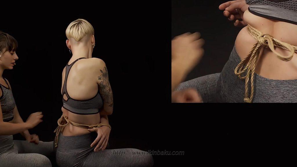 迷你绳缚 - 腹部拥抱-缠师-绳缚研习社