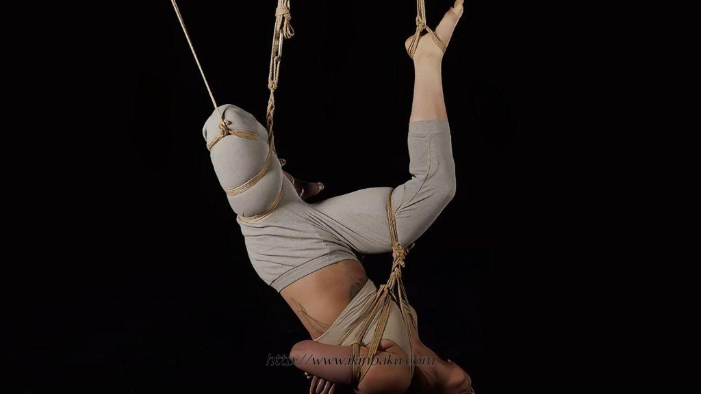 悬缚:腿部倒缚教程-缠师-绳缚研习社